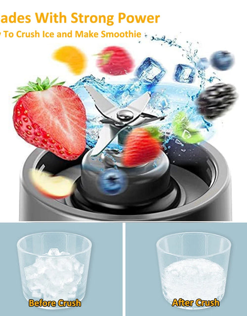 Load image into Gallery viewer, Portable Blender Mini Electric Fruit Juicer Mixer USB Rechargeable Smoothie Orange Fresh Juice Blender Portable Blender