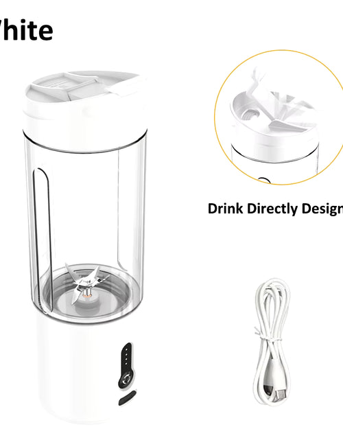 Load image into Gallery viewer, Portable Blender Smoothies Mini Portable Juicer Blender USB Rechargeable Portable Blender for Smoothies Fresh Fruit Juice Mixer