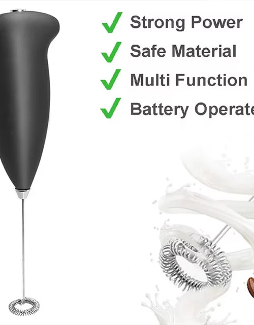 Load image into Gallery viewer, Milk Frother Handheld Mixer Electric Coffee Foamer Egg Beater Cappuccino Stirrer Mini Portable Blenders Home Kitchen Whisk Tool