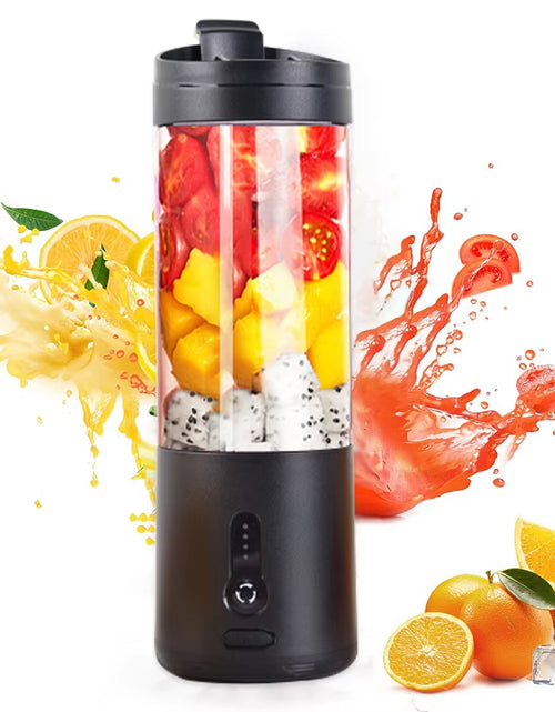 Load image into Gallery viewer, Portable Blender Smoothies Mini Portable Juicer Blender USB Rechargeable Portable Blender for Smoothies Fresh Fruit Juice Mixer