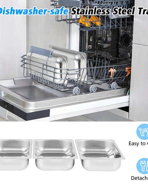 Load image into Gallery viewer, 2 in 1 Electric Warming Tray with Temperature Control
