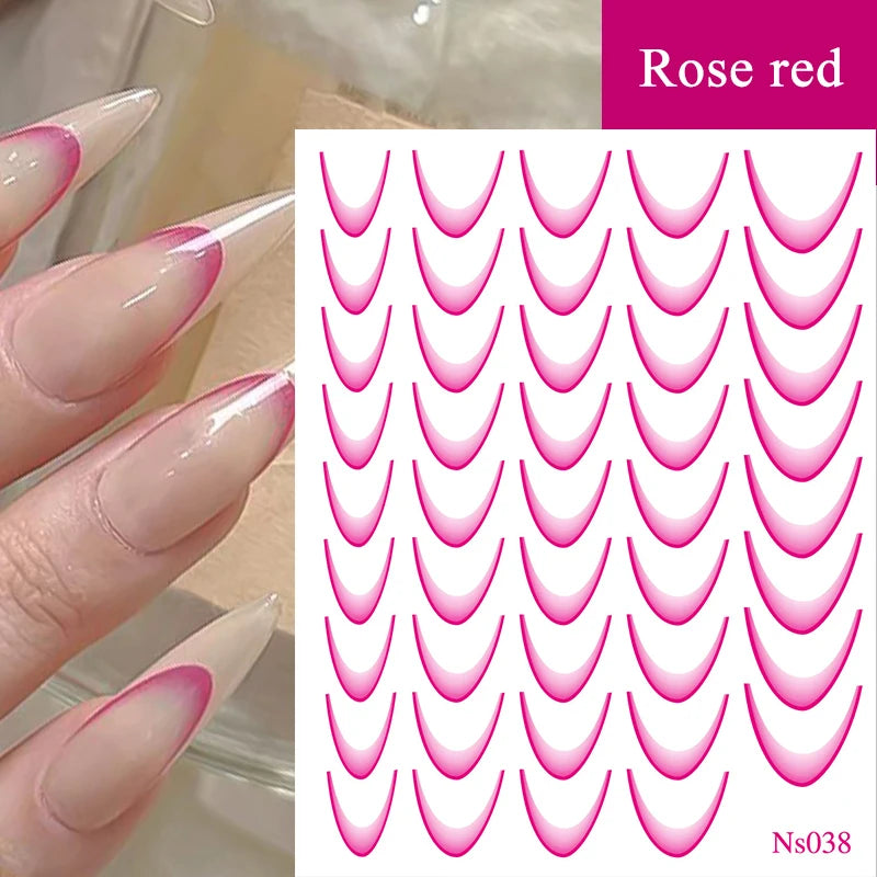 3D White Bowknot Flower Nail Art Sticker Ultra-Thin Self-Adhesive Slider Summer Nail Art Decal Decoration DIY Manicure Accesorie