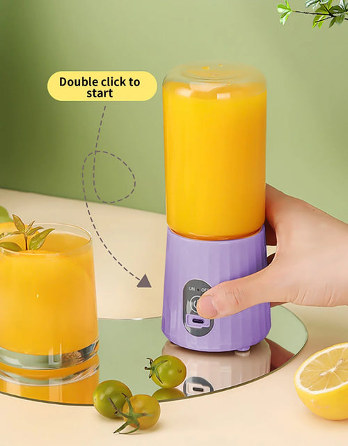 Load image into Gallery viewer, Home Essentials Kitchen Small Appliances Portable Blenders , Juicer for Shakes , Fruit Juicer USB Rechargeable with 6 Blades, Handheld Blenders for Sports Travel and Outdoors Clearance
