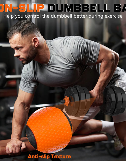 Load image into Gallery viewer, 66Lb 4-In-1 Adjustable Dumbbells Set Free Weight Set with Connector Used as Barbell, Kettlebells, Push up Stand, Fitness Exercises for Home Gym Suitable Men/Women
