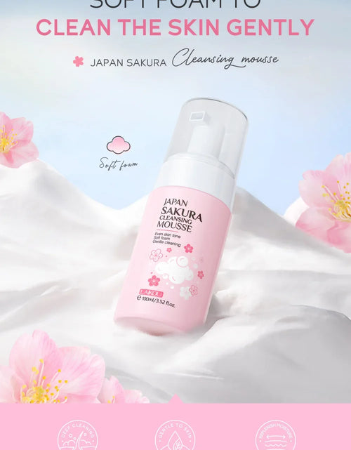 Load image into Gallery viewer, Cherry Blossom Women Facial Cleanser Face Korean Skin Care Products Original Products 100Ml
