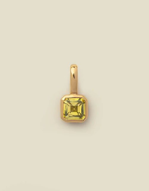 Load image into Gallery viewer, Stainless Steel Pendant DIY Birthstone Necklace for Woman Gold Color Designer Pendant Necklaces Bir
