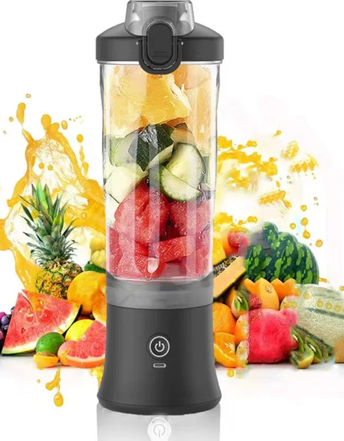 Load image into Gallery viewer, Big Power Portable Blender 600ML Electric Juicer Fruit Mixers 4000Mah USB Rejected Smoothie Mini Blender Personal Juicer Colorf
