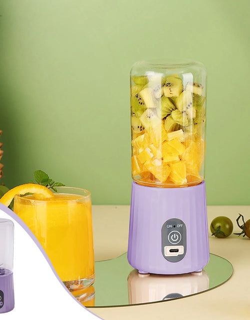 Load image into Gallery viewer, Home Essentials Kitchen Small Appliances Portable Blenders , Juicer for Shakes , Fruit Juicer USB Rechargeable with 6 Blades, Handheld Blenders for Sports Travel and Outdoors Clearance
