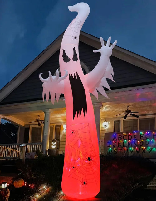Load image into Gallery viewer, Halloween Inflatable 11.8 FT Inflatable Halloween Ghost, Inflatable Halloween Ghost Scary Blow up Ghost with LED Lights, Outdoor Halloween Decorations Clearance for Halloween/Holiday/Party

