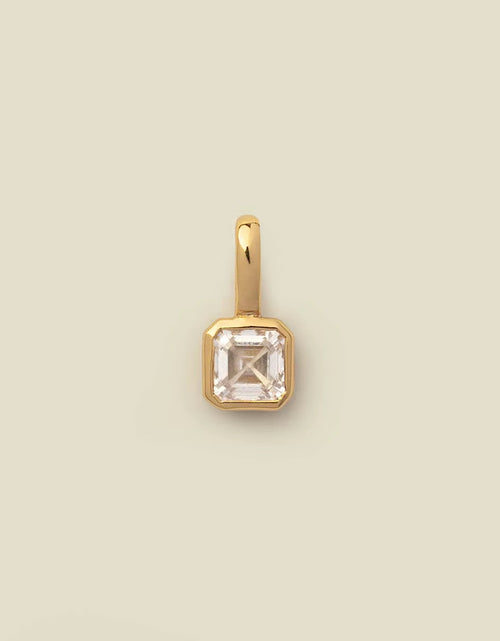 Load image into Gallery viewer, Stainless Steel Pendant DIY Birthstone Necklace for Woman Gold Color Designer Pendant Necklaces Bir
