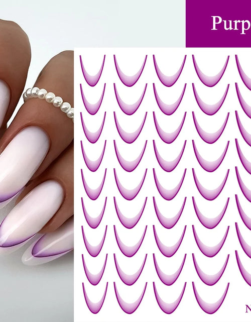 Load image into Gallery viewer, 3D White Bowknot Flower Nail Art Sticker Ultra-Thin Self-Adhesive Slider Summer Nail Art Decal Decoration DIY Manicure Accesorie
