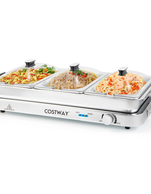 Load image into Gallery viewer, 2 in 1 Electric Warming Tray with Temperature Control
