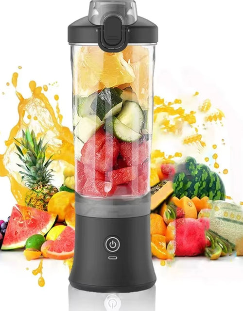 Load image into Gallery viewer, Big Power Portable Blender 600ML Electric Juicer Fruit Mixers 4000Mah USB Rejected Smoothie Mini Blender Personal Juicer Colorf
