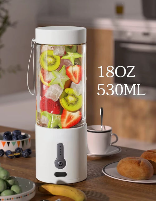 Load image into Gallery viewer, Powerful Portable Blender for Shakes and Smoothies On-The-Go, 150W Motor, Fast USB C Rechargeable, Compact Design with Power Dis

