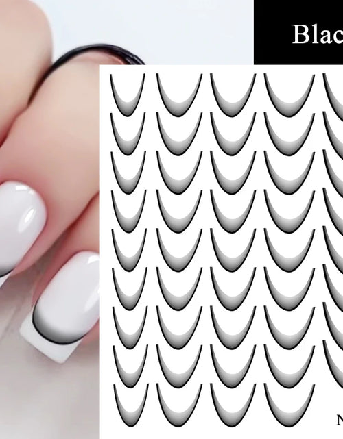 Load image into Gallery viewer, 3D White Bowknot Flower Nail Art Sticker Ultra-Thin Self-Adhesive Slider Summer Nail Art Decal Decoration DIY Manicure Accesorie
