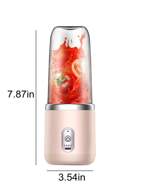 Load image into Gallery viewer, Winter Savings Clearance!  Portable Blenders ,Personal Blend-Er for Shakes and Smoothies, Fruit Juicer USB Rechargeable with 6 Blades, Handheld Blenders for Sports Travel and Outdoors
