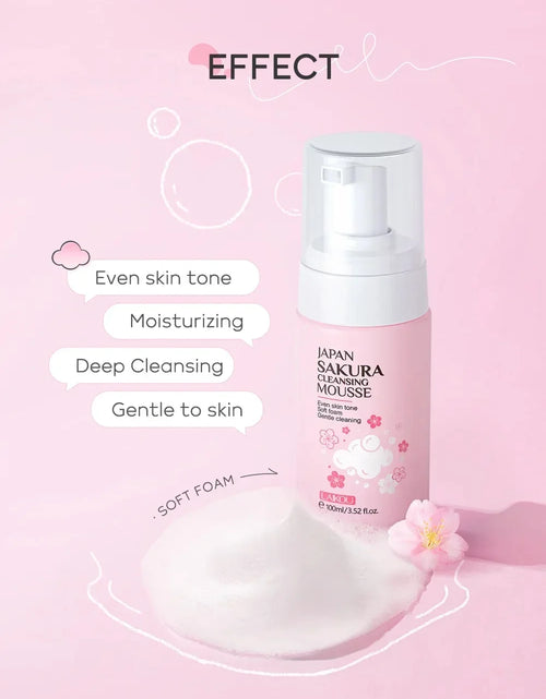 Load image into Gallery viewer, Cherry Blossom Women Facial Cleanser Face Korean Skin Care Products Original Products 100Ml
