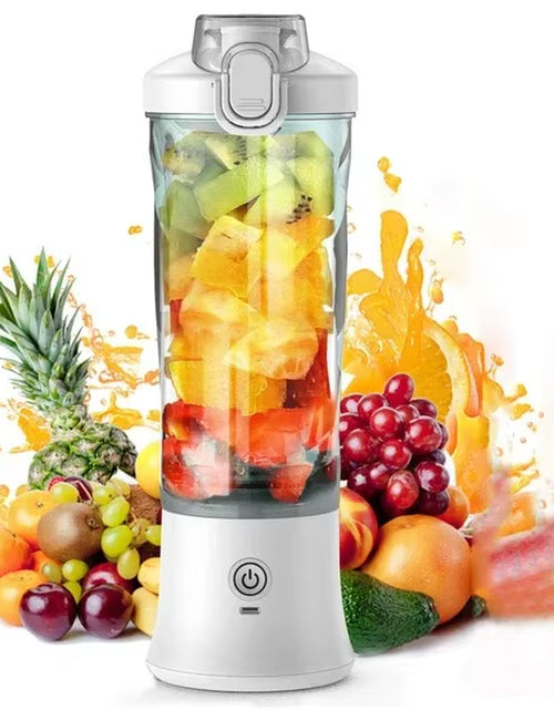 Load image into Gallery viewer, Big Power Portable Blender 600ML Electric Juicer Fruit Mixers 4000Mah USB Rejected Smoothie Mini Blender Personal Juicer Colorf
