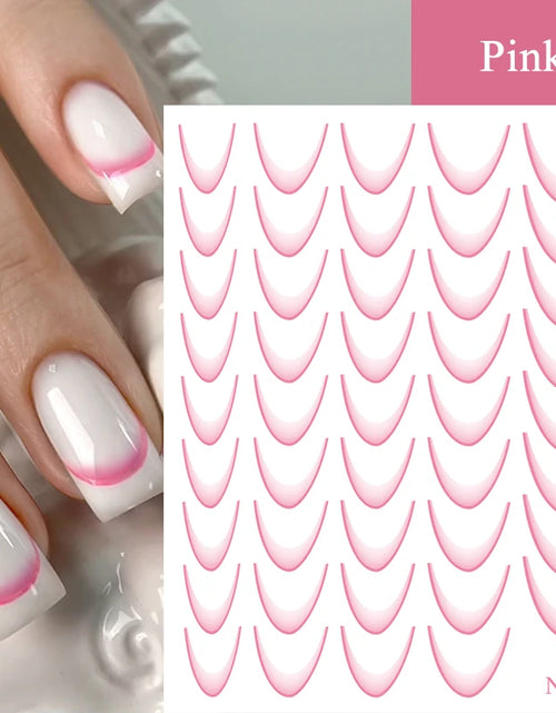 Load image into Gallery viewer, 3D White Bowknot Flower Nail Art Sticker Ultra-Thin Self-Adhesive Slider Summer Nail Art Decal Decoration DIY Manicure Accesorie
