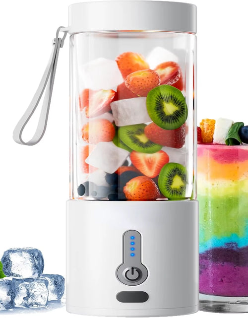 Load image into Gallery viewer, Powerful Portable Blender for Shakes and Smoothies On-The-Go, 150W Motor, Fast USB C Rechargeable, Compact Design with Power Dis
