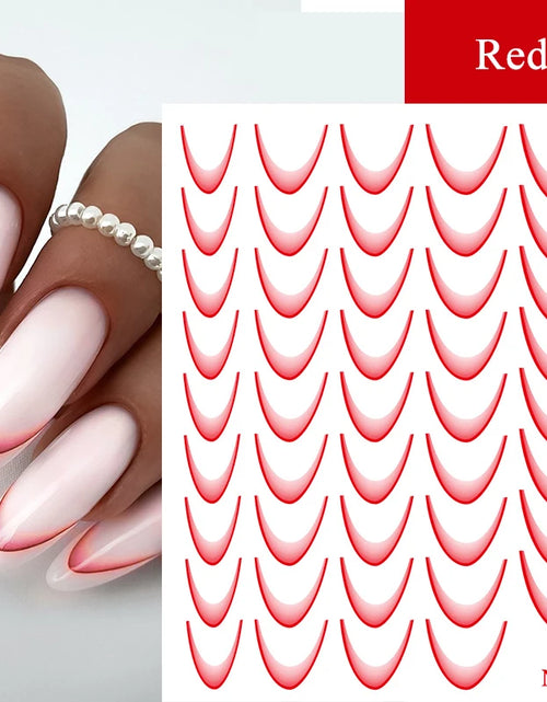 Load image into Gallery viewer, 3D White Bowknot Flower Nail Art Sticker Ultra-Thin Self-Adhesive Slider Summer Nail Art Decal Decoration DIY Manicure Accesorie
