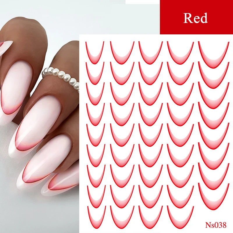 3D White Bowknot Flower Nail Art Sticker Ultra-Thin Self-Adhesive Slider Summer Nail Art Decal Decoration DIY Manicure Accesorie